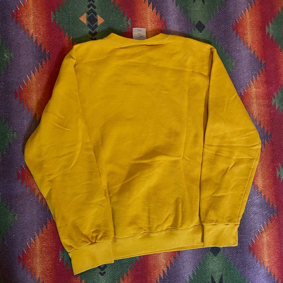 VINTAGE NIKE PULLOVER SWEATER SIZE MEDIUM GOOD CONDITION MUSTARD YELLOW - Picture 6 of 6